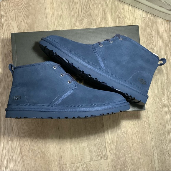 New Men's UGG Neumel Shearling Winter Boots 3236/NWNV Navy Size 10 - Picture 5 of 12